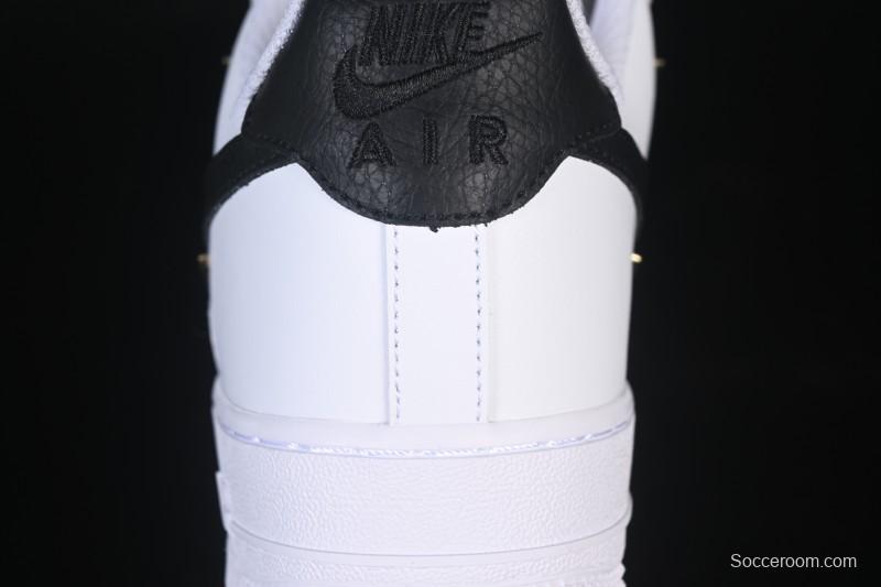 Nike Air Force 1'07 Low Four Hook Black White Casual Sneakers - ZH0316-113