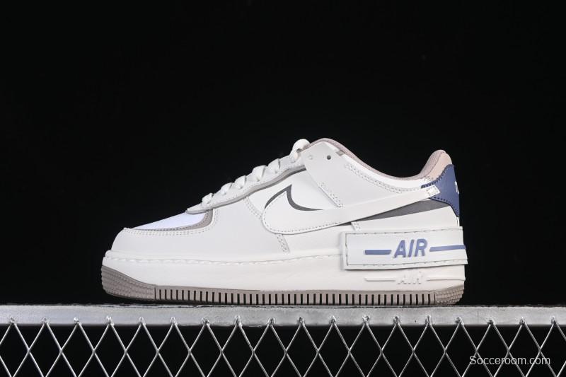 Nike Air Force 1 Shadow Lightweight Platform Low-Top Casual Sneakers - IO7594-101
