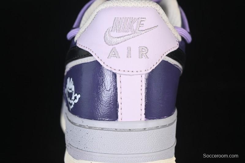 Nike Air Force 1 '07 Low Pixel Cloud Tracking Casual Sports Sneakers - CJ0304-106