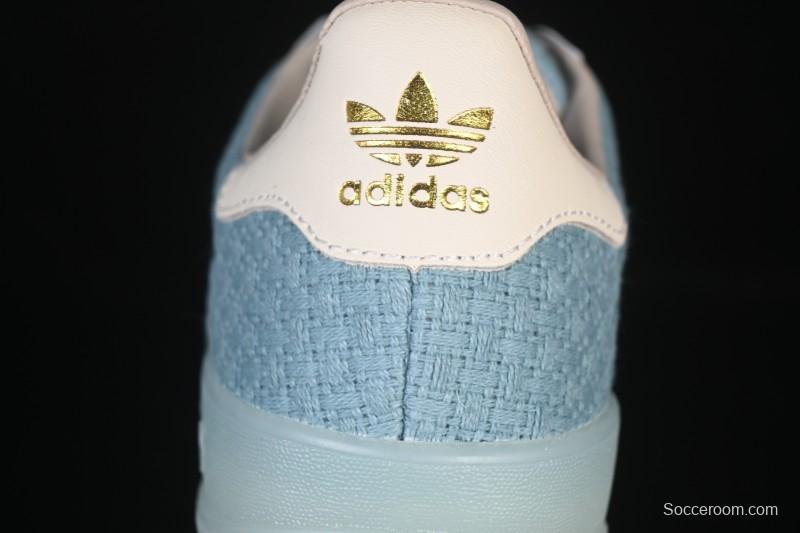 Adidas Originals Gazelle Indoor Retro Casual Slip-Resistant Wear-Resistant Low-Top Skate Shoes - JR8852