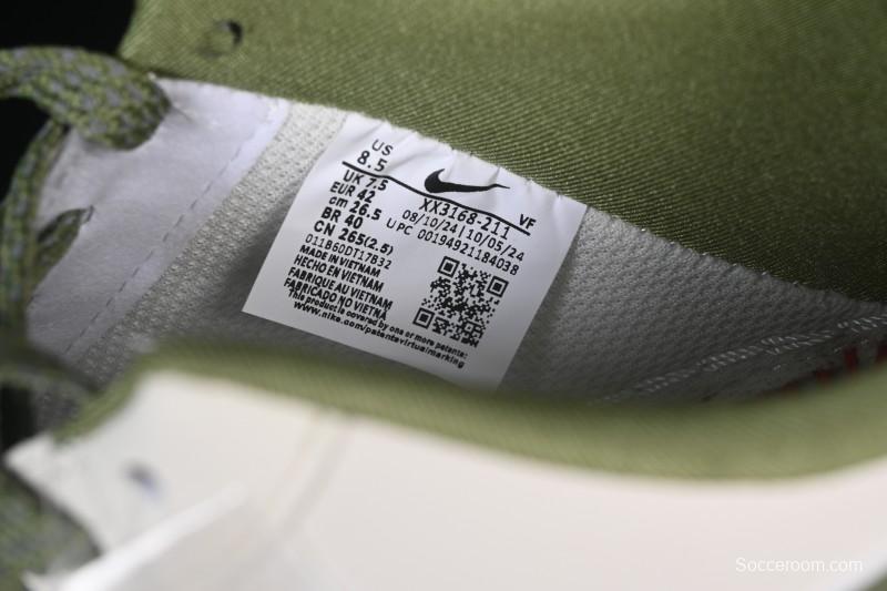 Nike Air Force 1'07 Low Gucci Collaboration Military Green Multi-Color Low-Top Casual Sneakers - XX3168-211