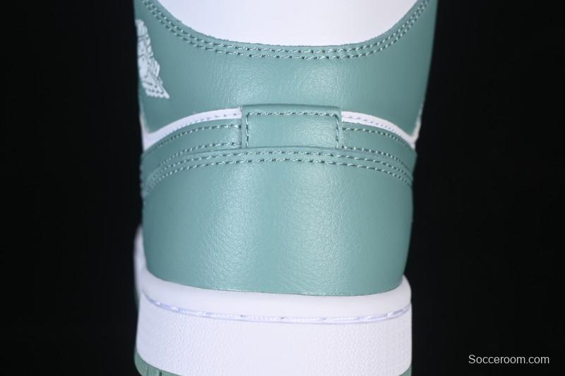 Nike Air Jordan 1 Mid Jade Smoke - BQ6472-138
