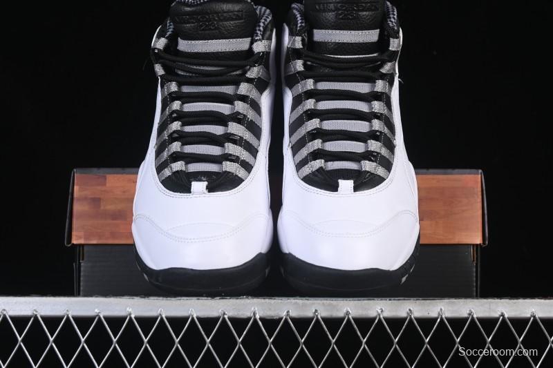 Nike Air Jordan 10 Retro Light Steel Grey Basketball Shoes - HJ6779-104