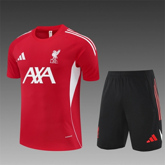 25/26 Liverpool Red  Short Sleeve Jersey+Shorts