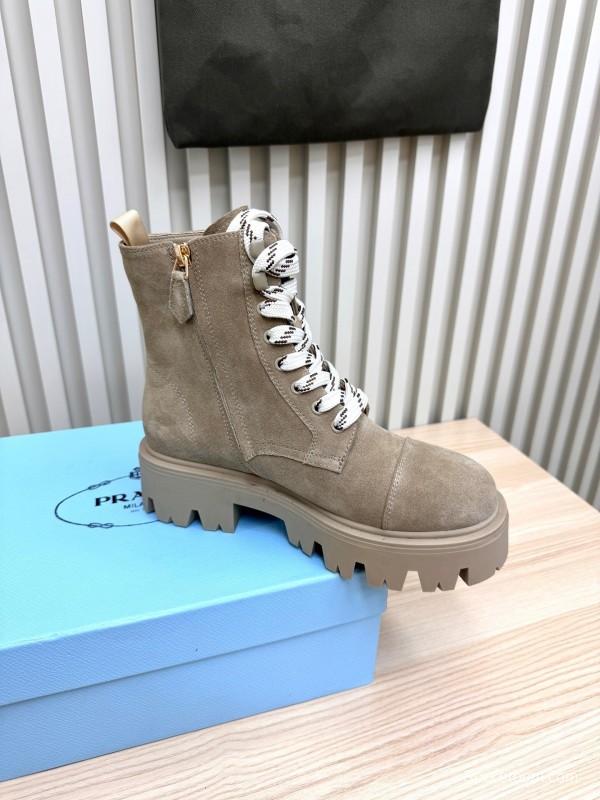 Prada 2025 SS Platform Martin Boots - LY0350