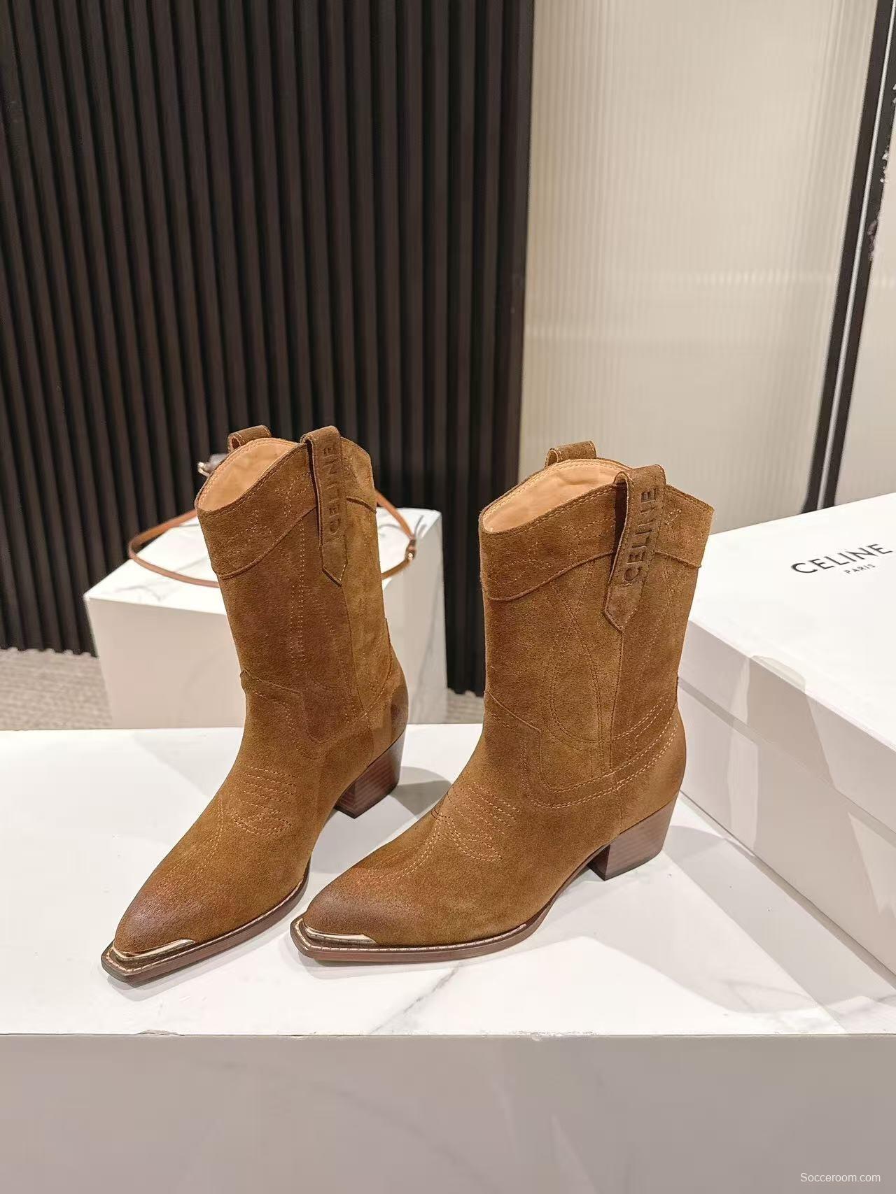 CELINE Fashion Boots 2025 SS Collection with Arch of Triumph Logo - LY00440