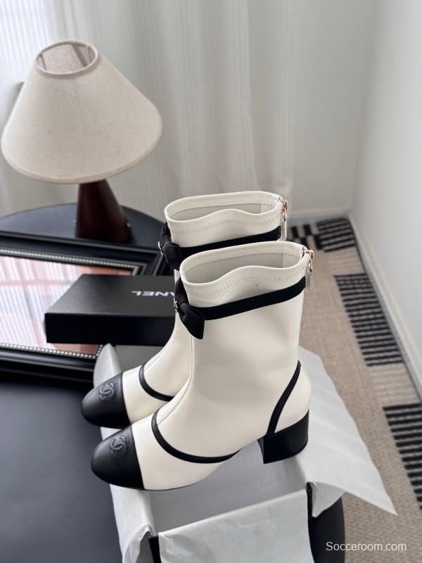 Chanel 2025 SS New Bow Ankle Boots - LY00