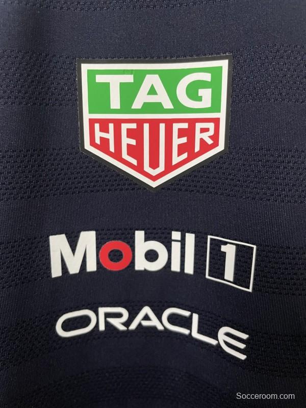 2026 F1 Oracle Red Bull Racing Navy with Red Stripes T-Shirt