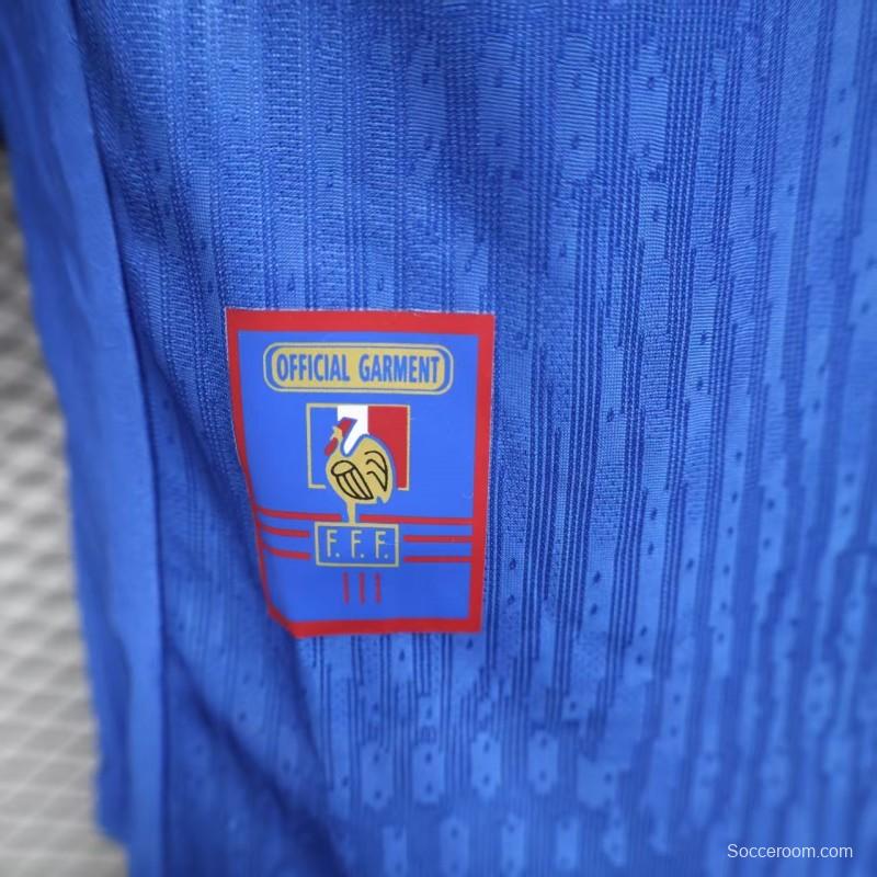 Player Version 1998 France Home Jersey