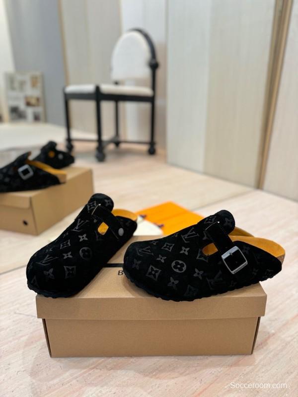 Louis Vuitton Louis Vuitton × BIRKENSTOCK Boston Soft Sole Mule Slippers - KFY00300
