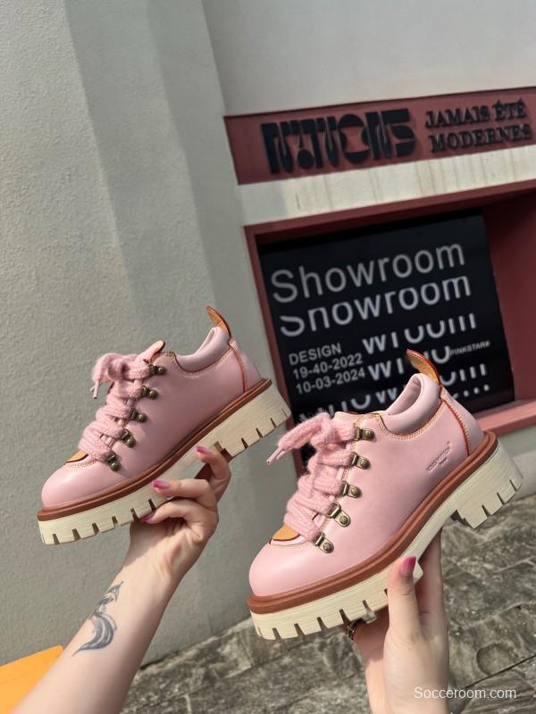 Louis Vuitton REMIX Lace-Up Derby Hiking Shoes - LY00340