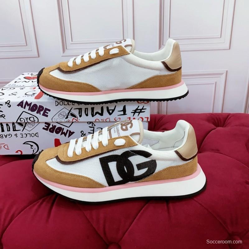 Dolce & Gabbana 2025 Spring Summer Collection Luxury Embroidered Logo Sneakers - AS00300