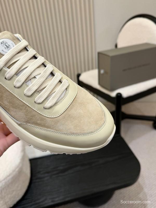 Brunello Cucinelli Casual Sneakers with Seasonal Colors and Leather Lining - KFY00320