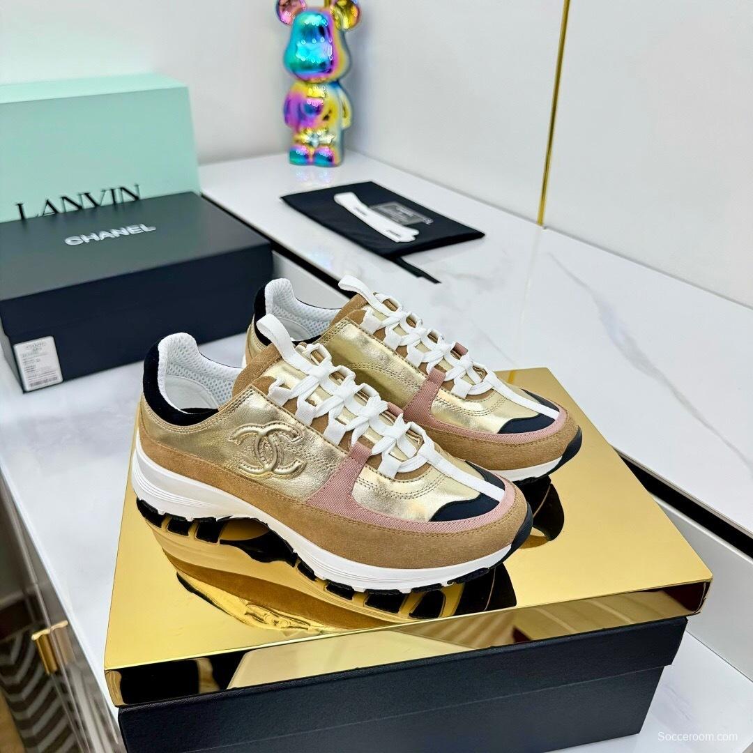 Chanel Spring/Summer 2025 Thick Sole Casual Sneakers - AS00310