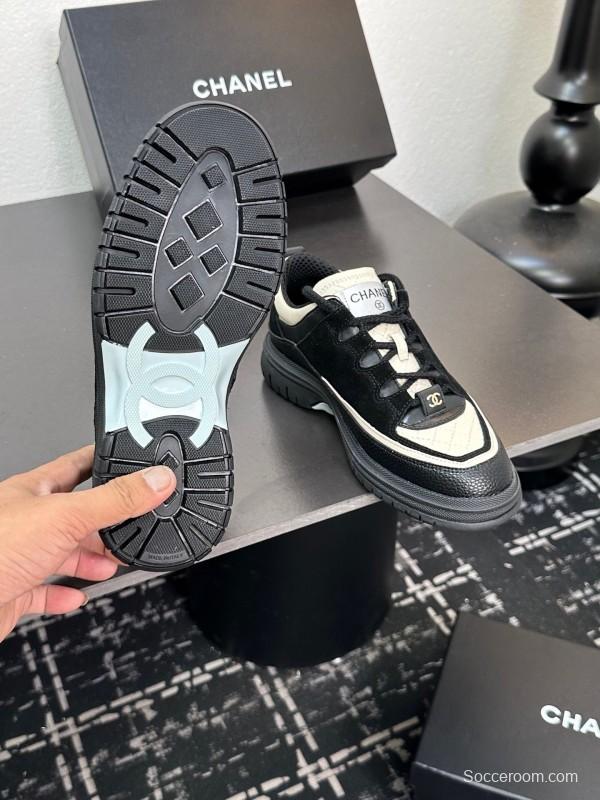 Chanel Spring-Summer 2025 Runway Thick Sole Sneakers - LY00320