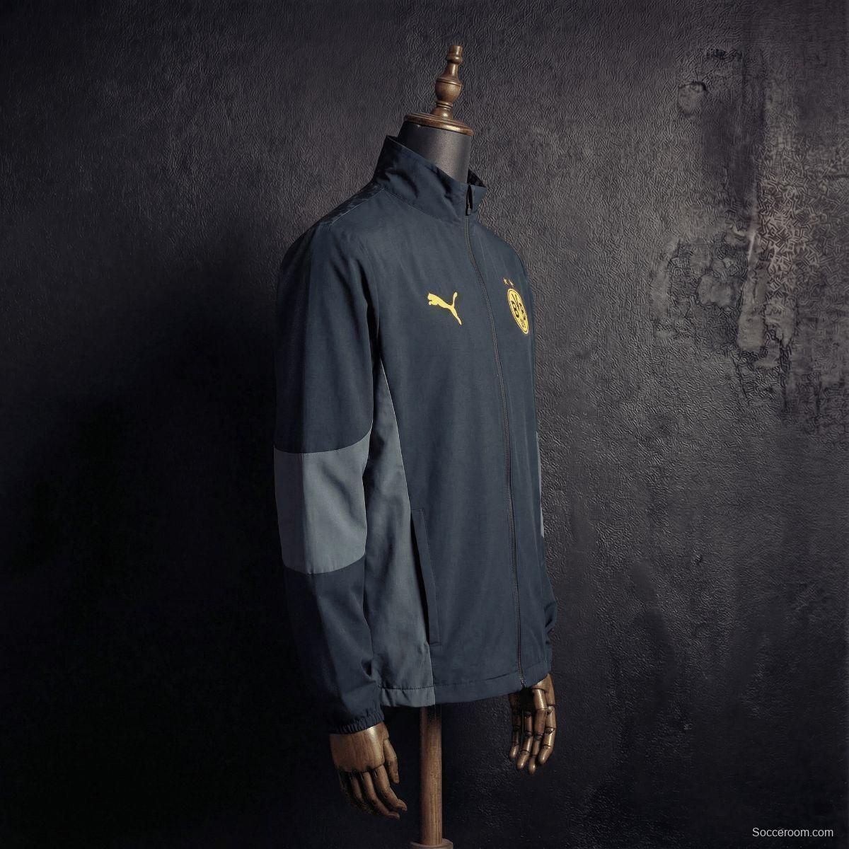 2026 Dortmund Black Reversible Jacket Windbreaker