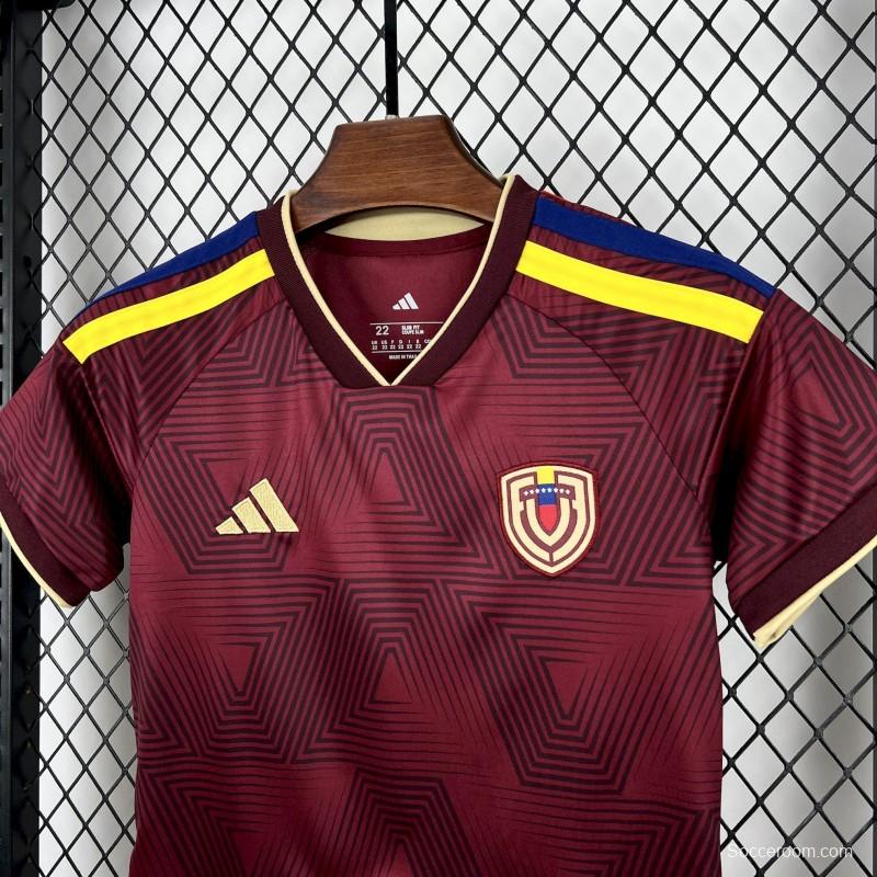2026 Kids Venezuela World Cup Home Kit