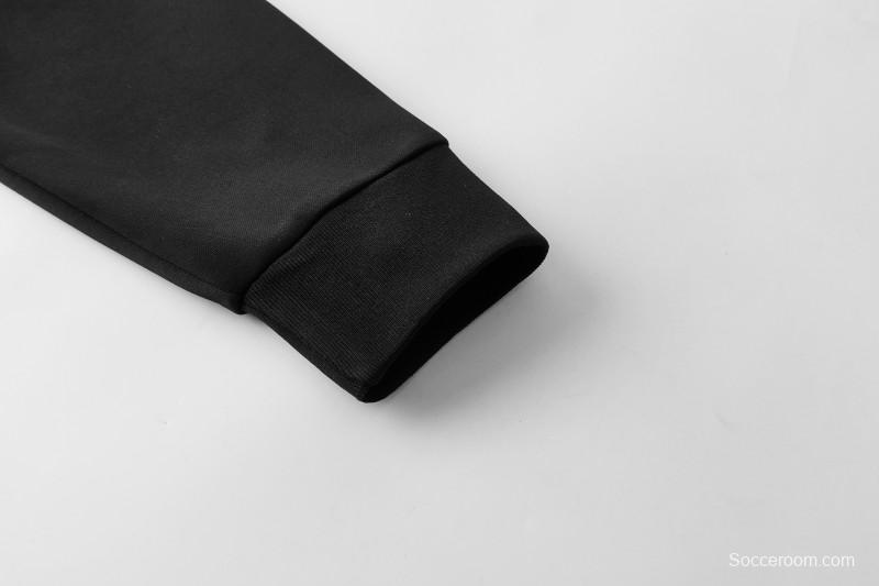 2026 Adidas Black Full Zipper Jacket + Long Pants