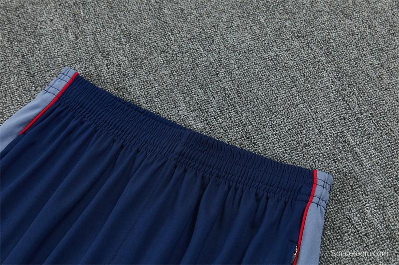 2026 England Navy Blue  Half Zipper Jacket Tracksuit + Long Pants (Nike)