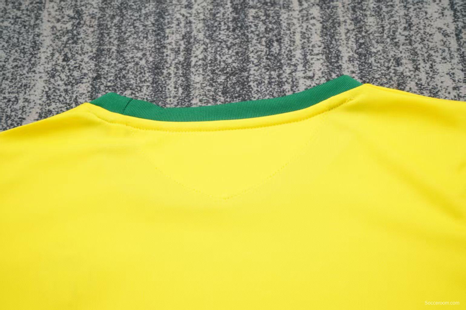 Retro Kids 1970  Brazil Yellow Jersey