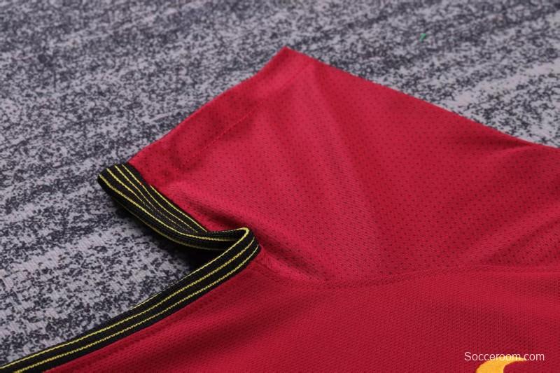 Retro 17/18 Kids AS Roma Home Jersey