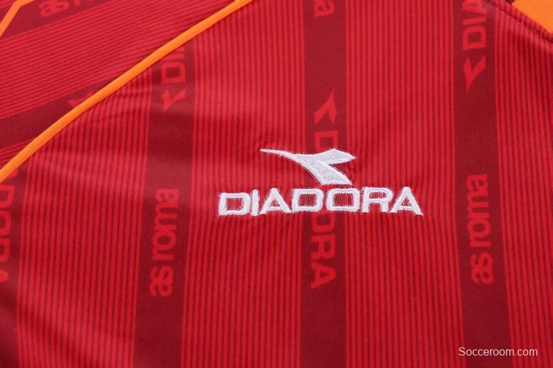 Retro Kids 99/00 Roma Home Jersey