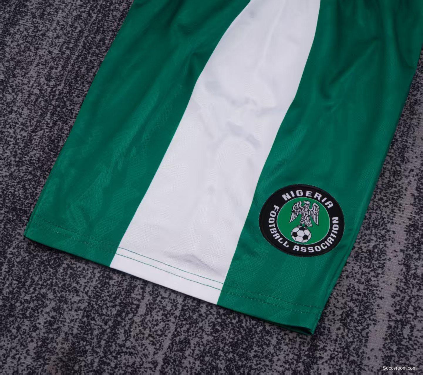 Retro 1996 Kids Nigeria Away White Jersey