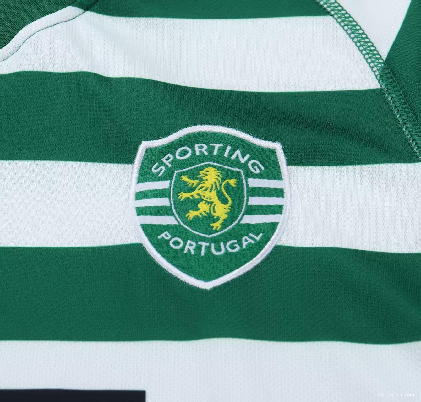Retro Kids 03/04 Sporting CP Home Jersey