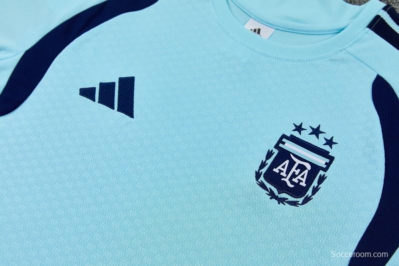 26/27 Argentina Sky Blue Short Sleeve+Soccer Shorts