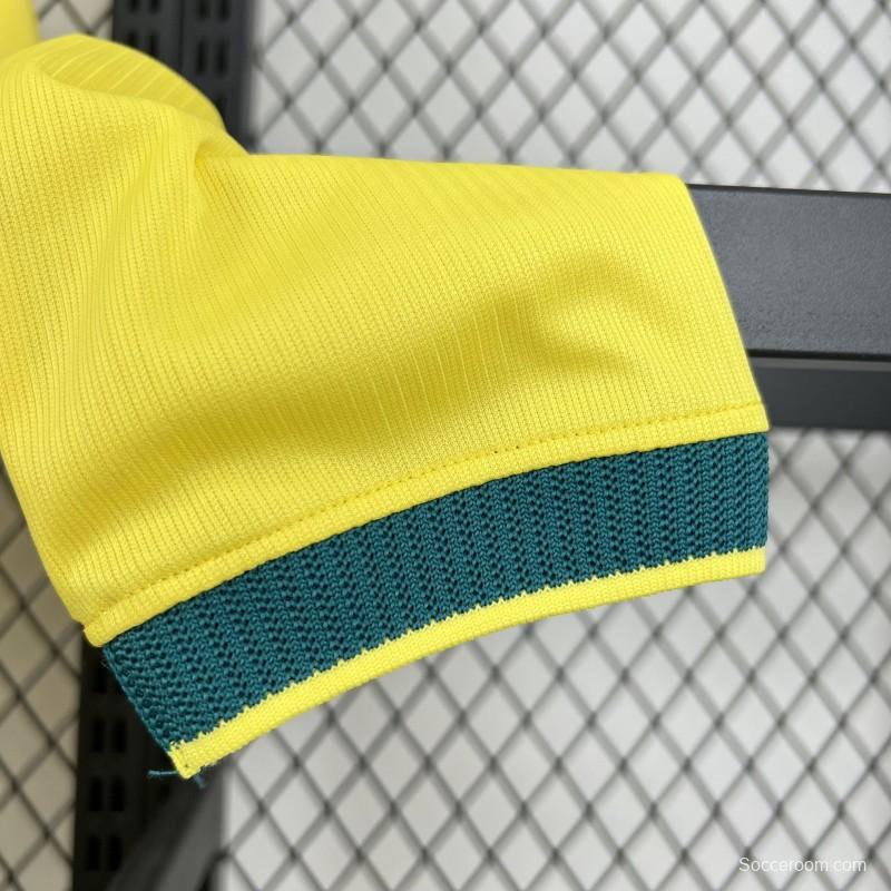 2026 Mens Brazil World Cup Home Long Sleeve Jersey