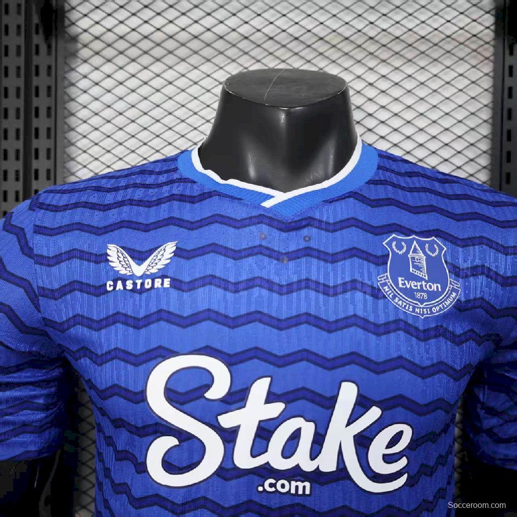 2025/26 Player Version Mens Everton Home Jersey
