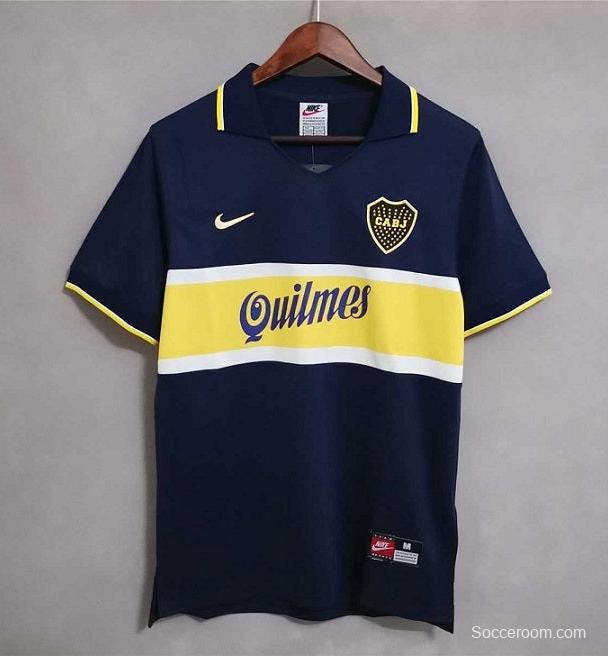 Retro 96/97 Boca Juniors Home Soccer Jersey