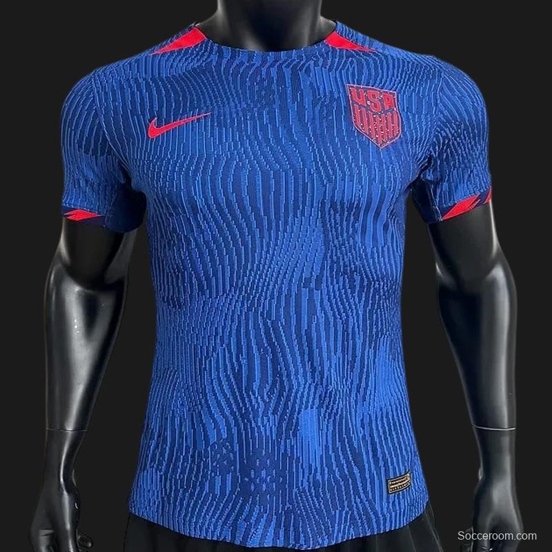 Player Version 23/24 USA Away Blue Jersey