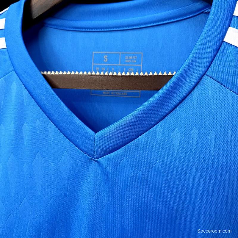 23/24 Juventus Blue Goalkeeper Jersey