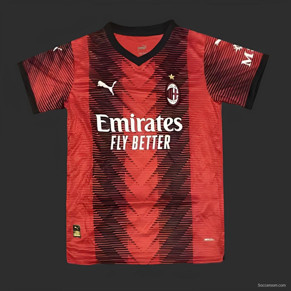 23/24 AC Milan Home Champion League Jersey