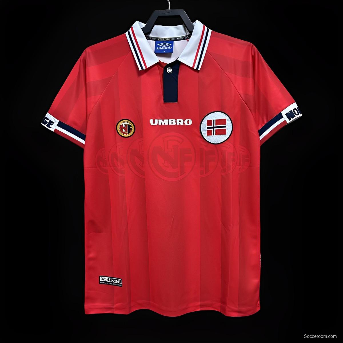 Retro 1998 Norway Home Jersey