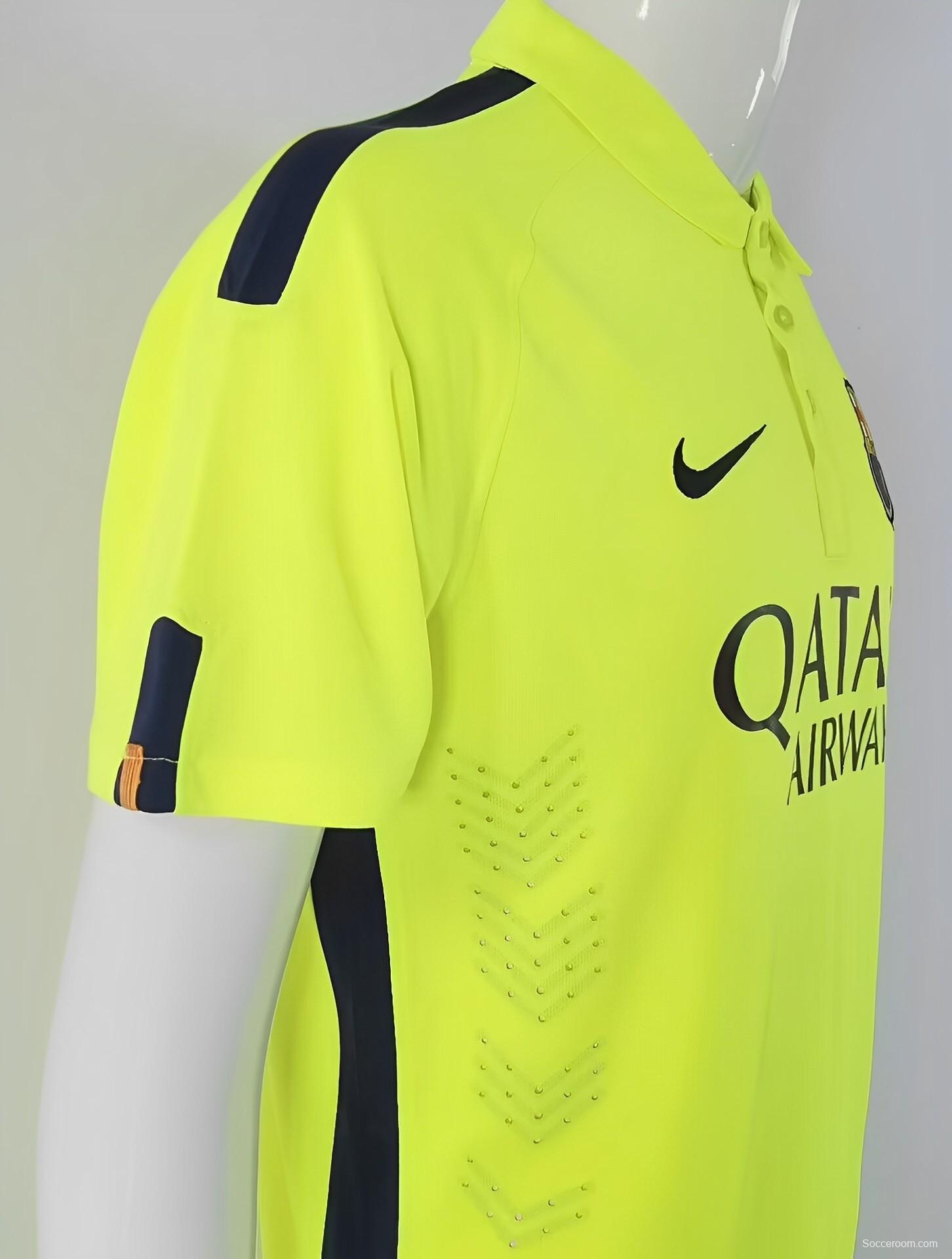 Retro 14/15 Barcelona Third Green Jersey