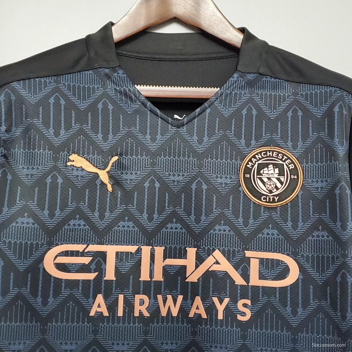 Retro 20/21 Manchester City Away Black Jersey