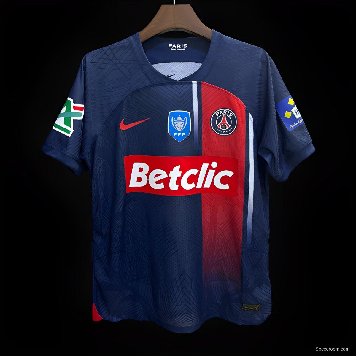 23/24 PSG Home Coupe De France Final Jersey