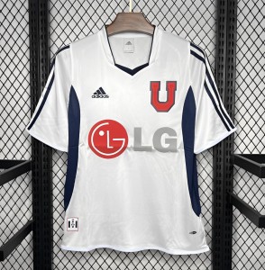 Retro 02/03 Universidad De Chile  Away White Jersey