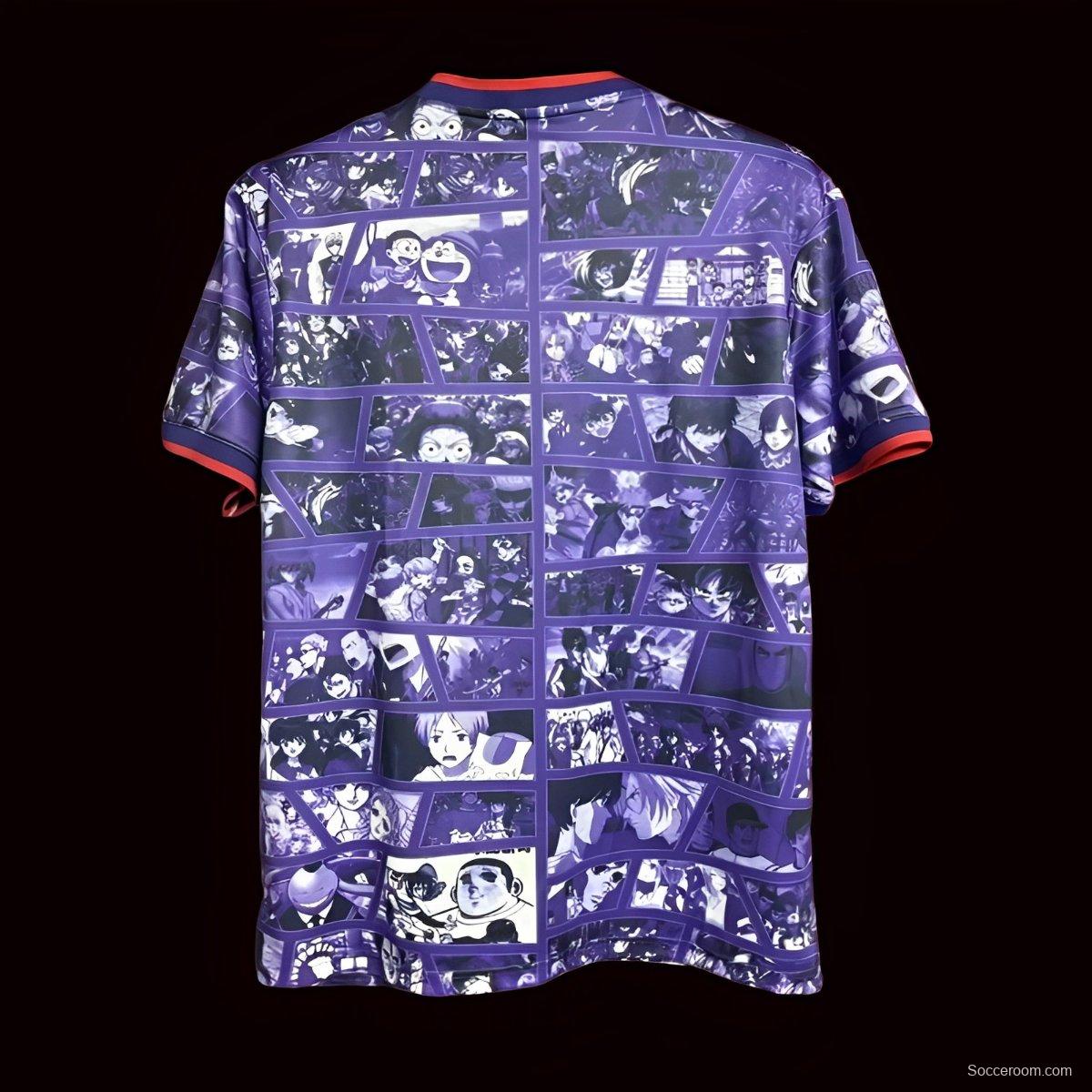 2024 Japan X Anime Purple Special Edition Jersey