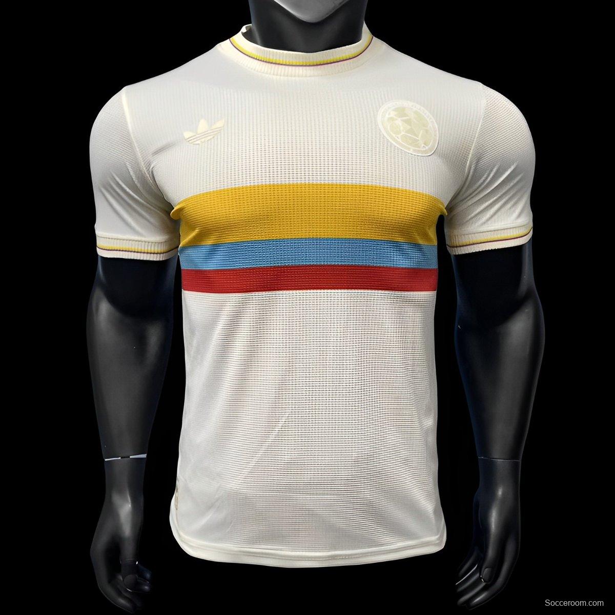 Player Version 2024 Colombia White 120Th Anniversary Jersey