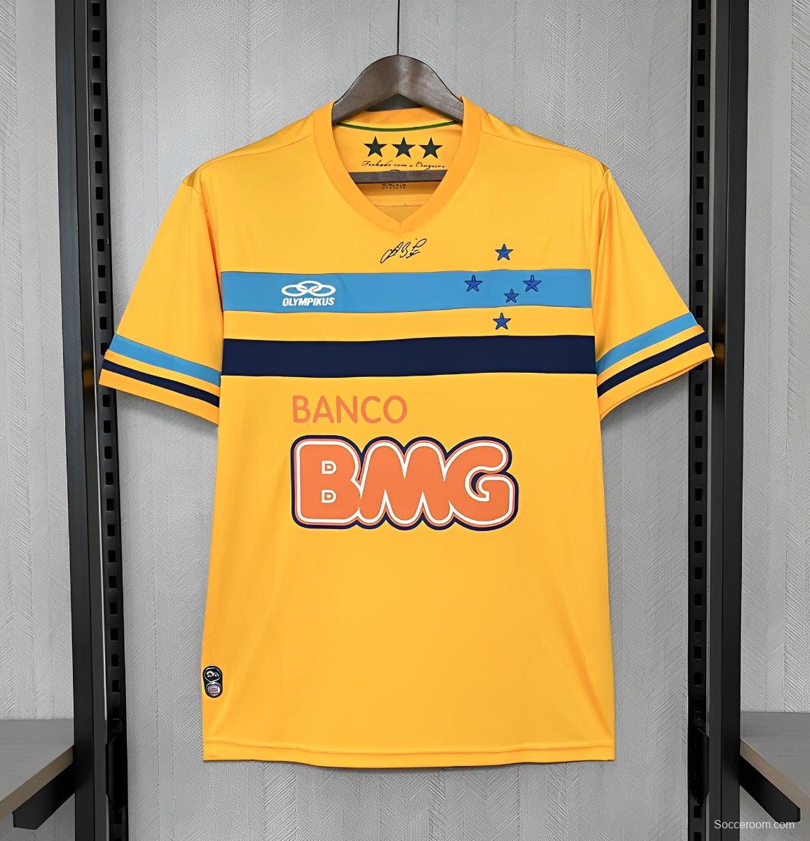 Retro 14/15 Cruzeiro Goalkeeper Yellow Jersey