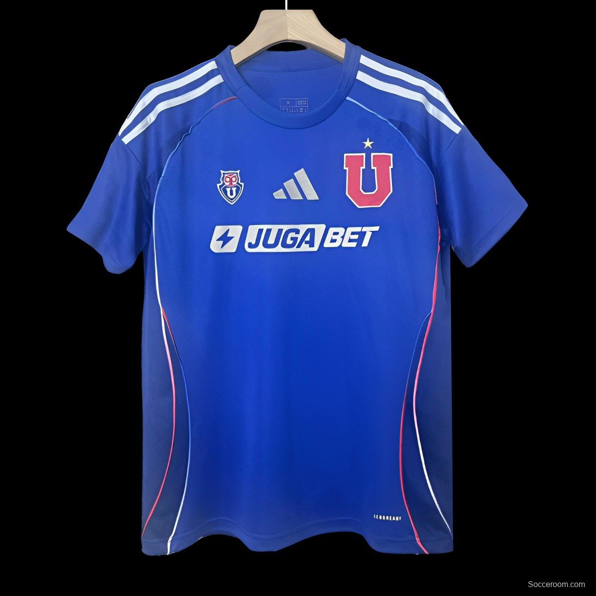 25/26 Club Universidad De Chile Home Jersey