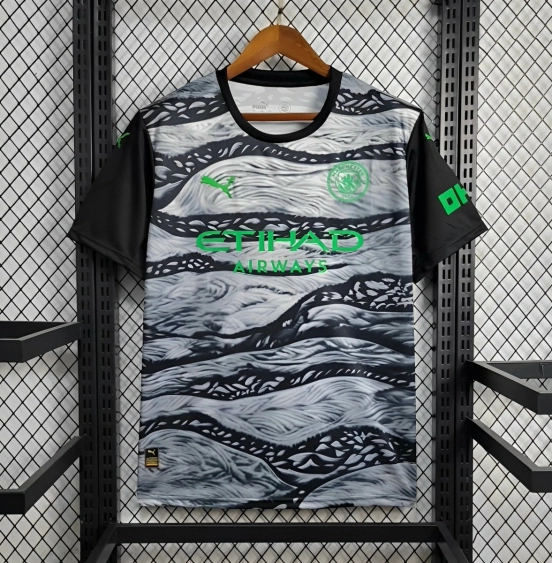 25/26 Manchester City Black Grey Concept Jersey