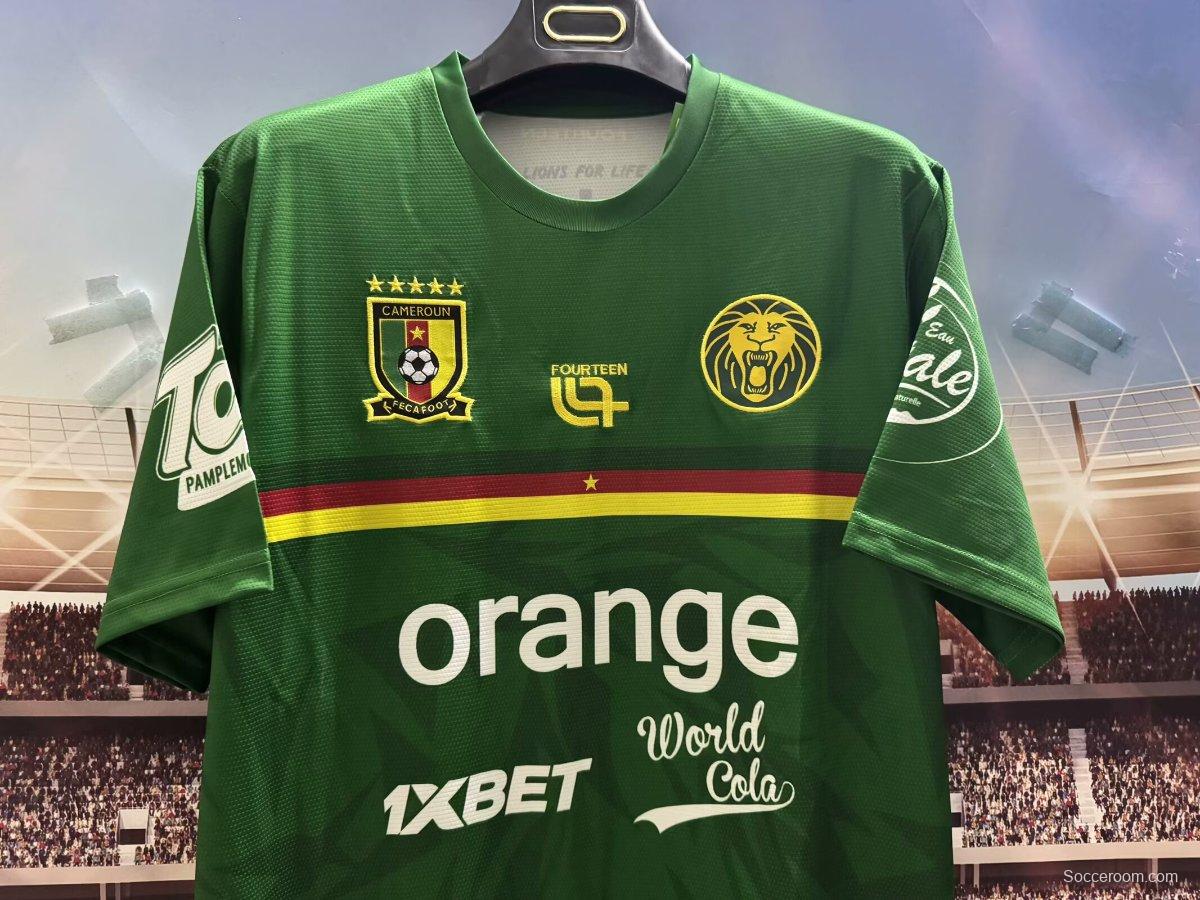 2025 Cameroon Green Pre-Match Jersey