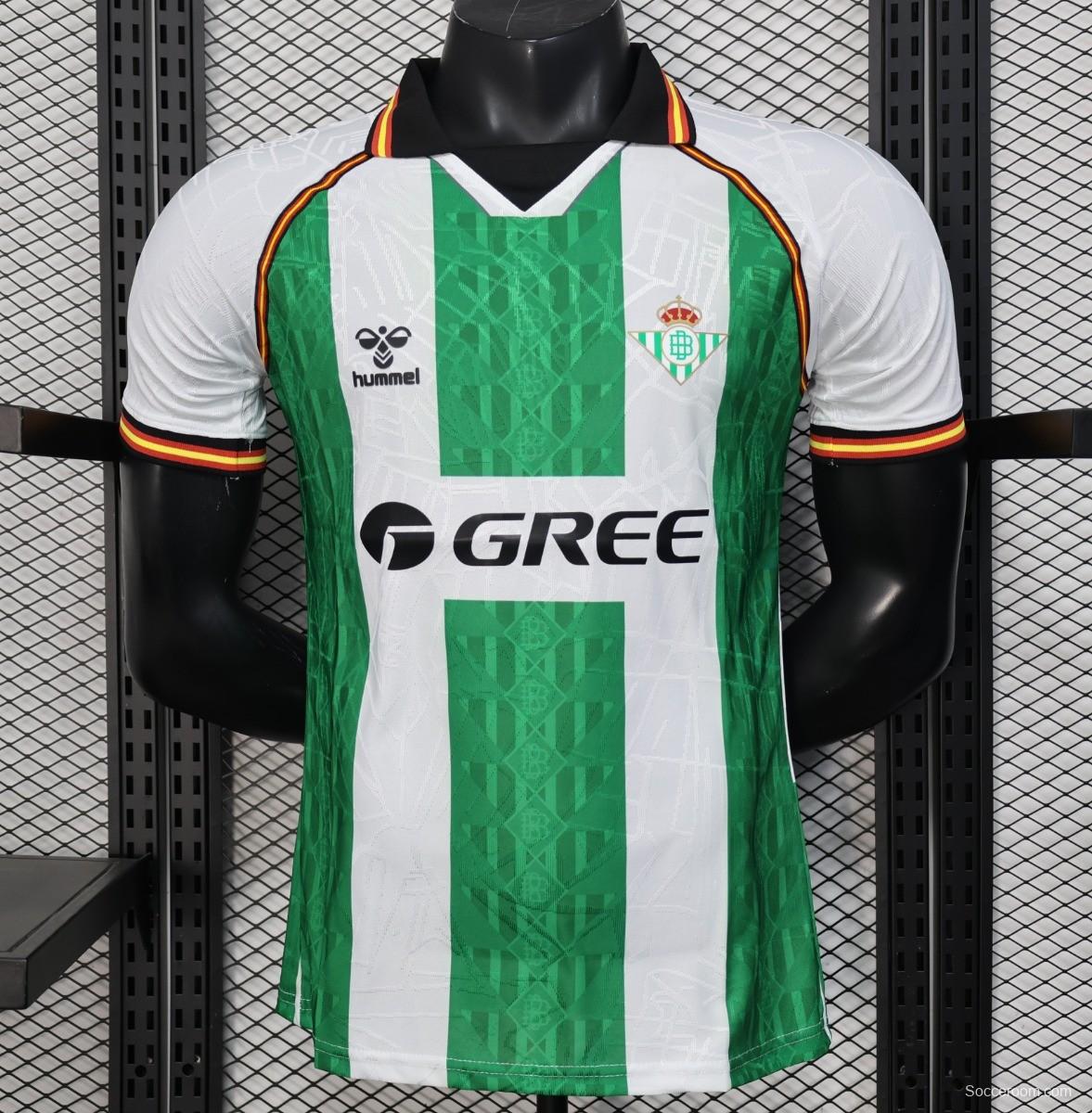 Player Version 25/26 Real Betis Green and White Jersey with Special Edition Design