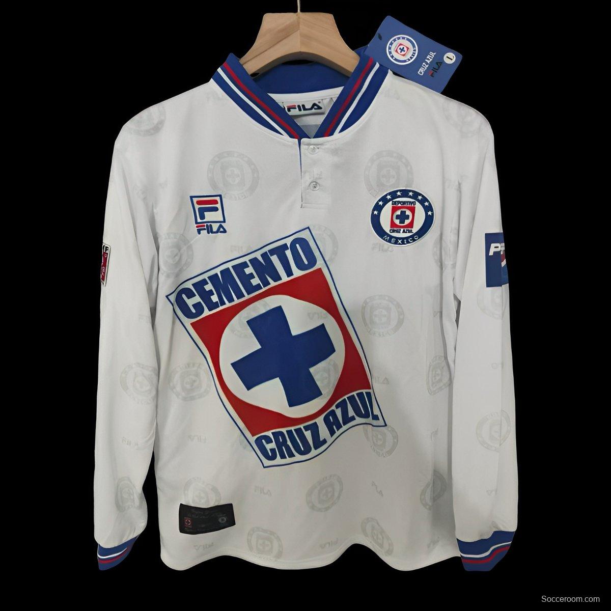 Retro 98/99 Cruz Azul Away Long Sleeve Jersey