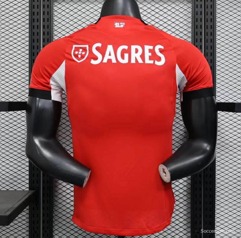 Player Version 25/26 Benfica Home Jersey