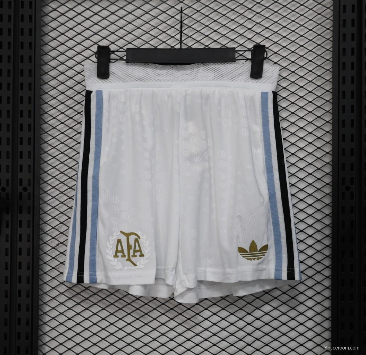 Player Version 2025 Argentina WHITE Shorts
